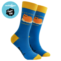 It's Too Peopley Outside Socks - Paper Tail