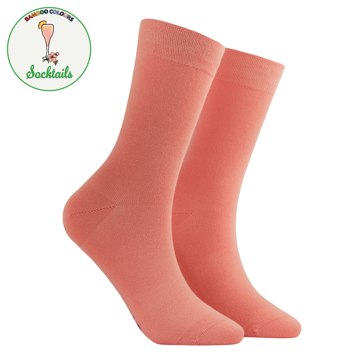 Peach Bellini - Bamboo Colours Socks