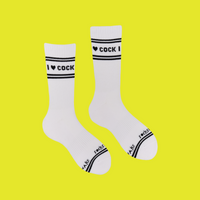 Sweary Sport Socks - I Love C*ck