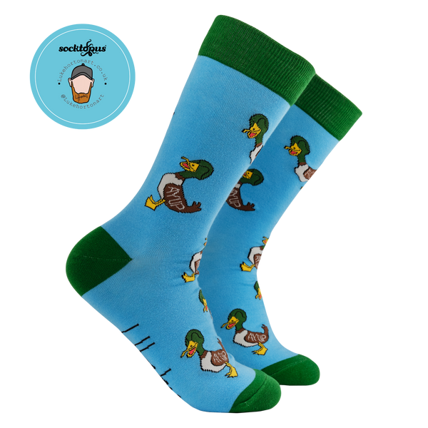 Aye Up Duck Socks - Luke Horton