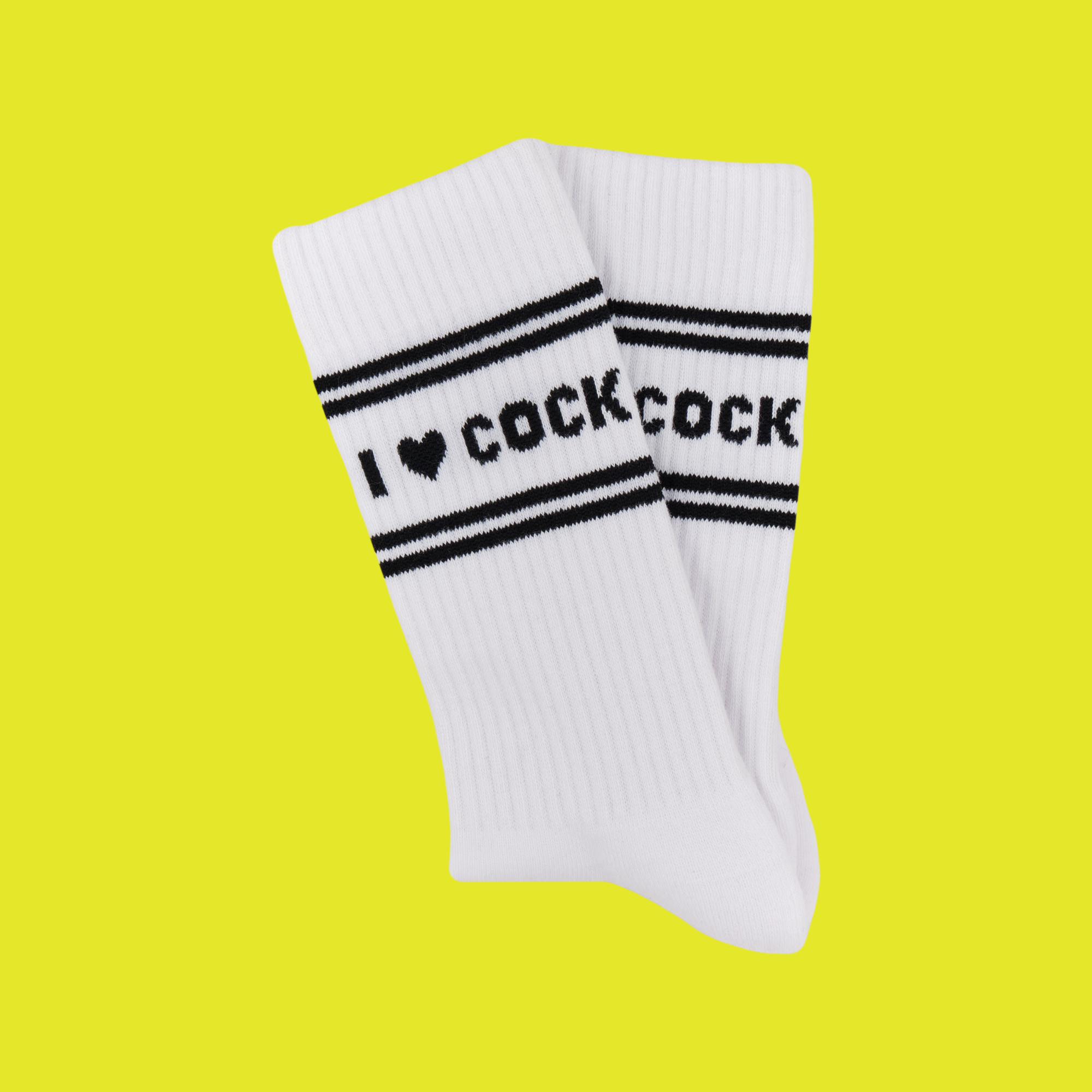 Sweary Sport Socks - I Love C*ck