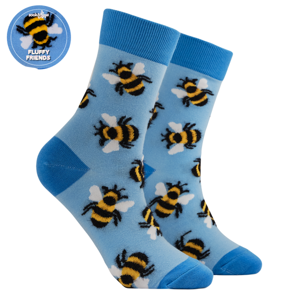 Fluffy Bees Mini Socks