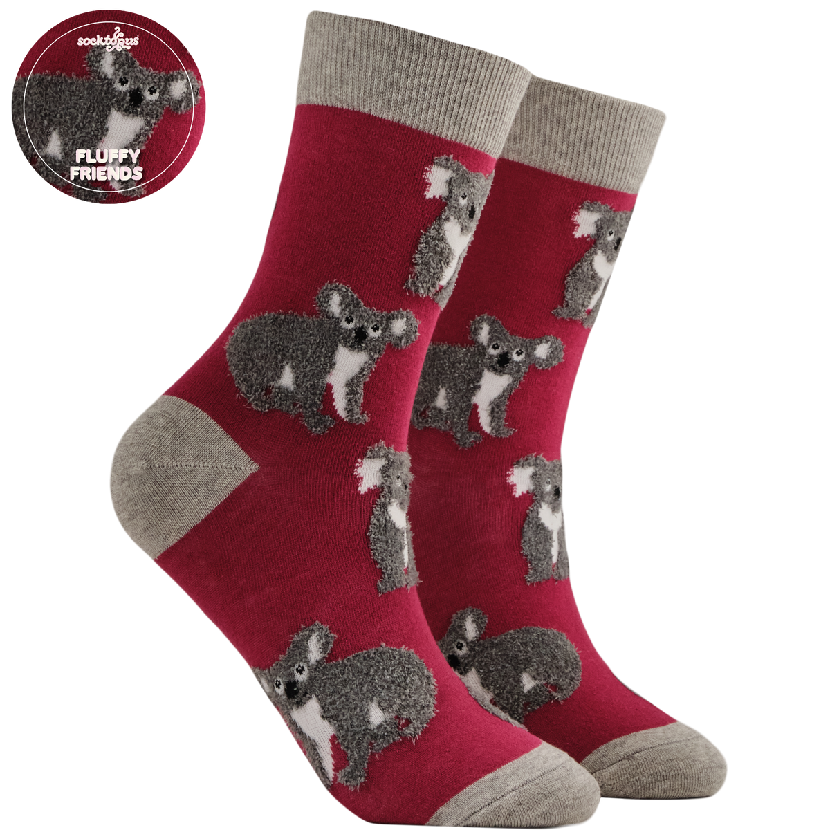 Fluffy Koalas Mini Socks