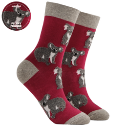 Fluffy Koalas Mini Socks
