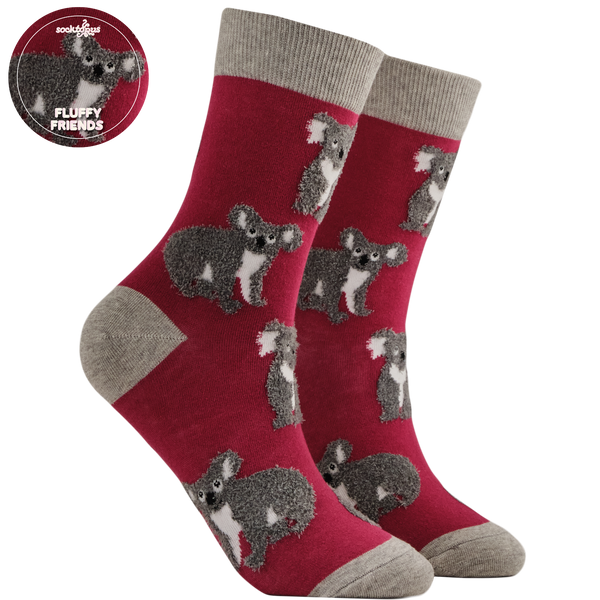 Fluffy Koalas Mini Socks