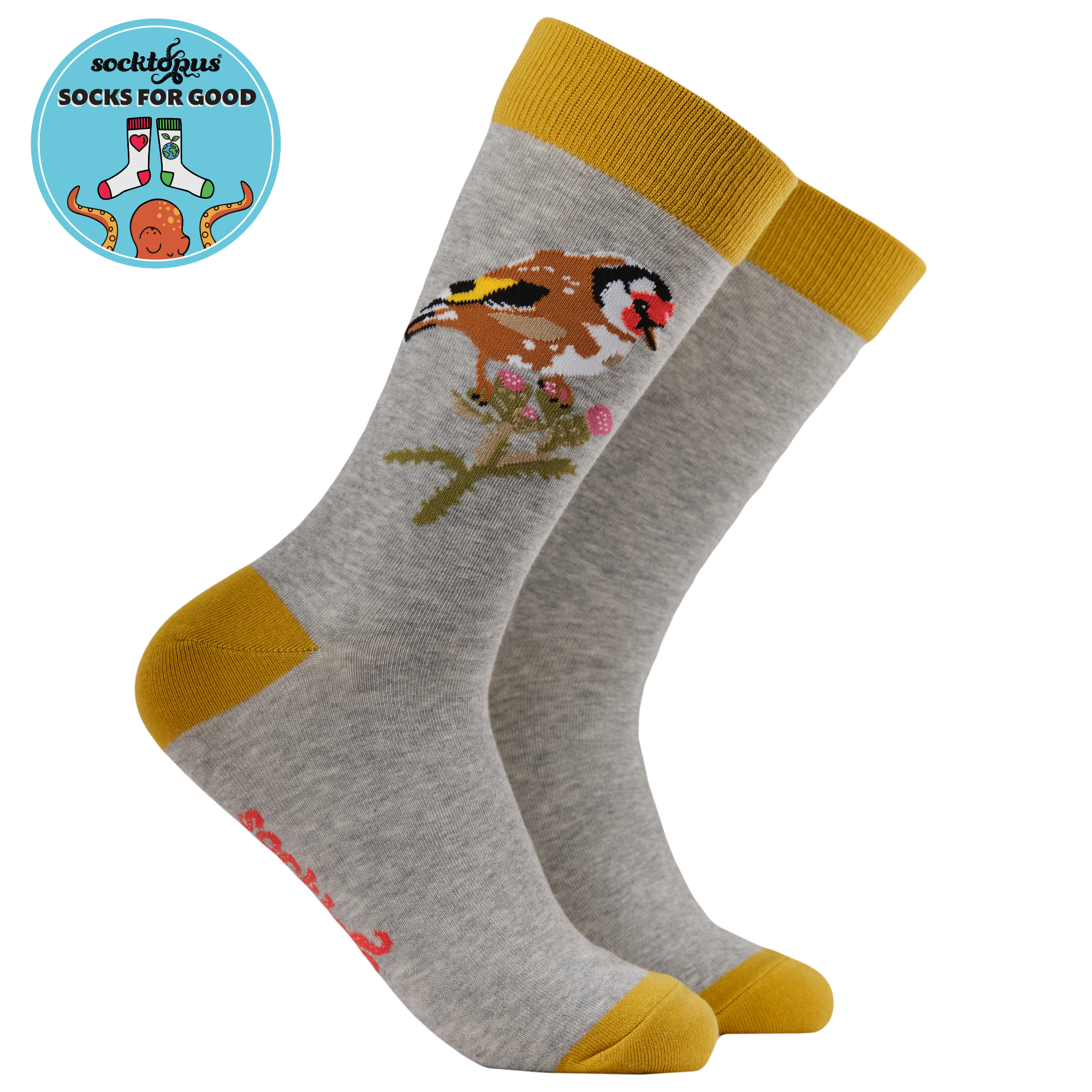 Goldfinch Socks - Robert E Fuller