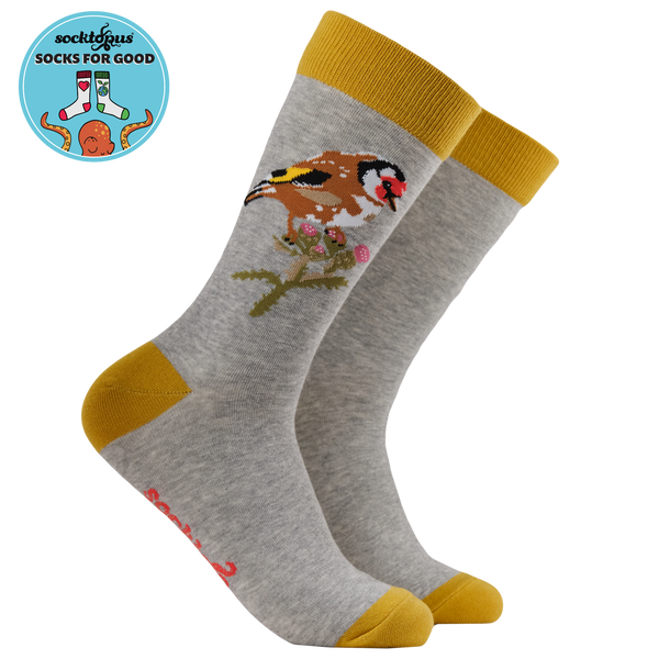 Goldfinch Socks - Robert E Fuller