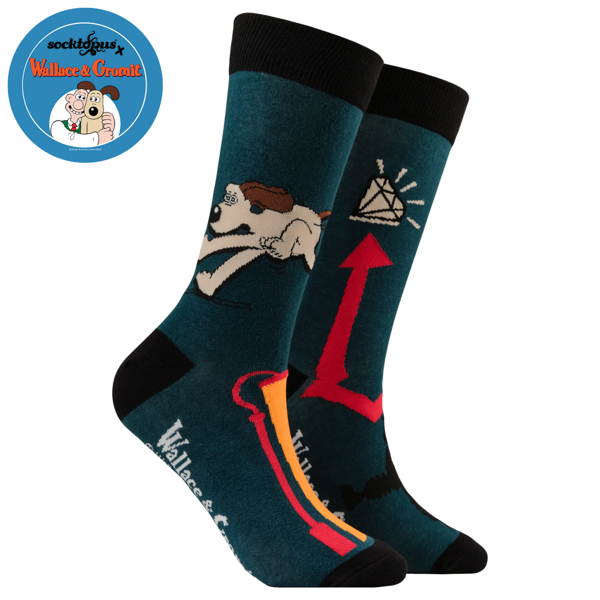 Wrong Trousers Socks - Wallace and Gromit