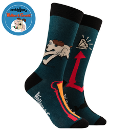 Wrong Trousers Socks - Wallace and Gromit