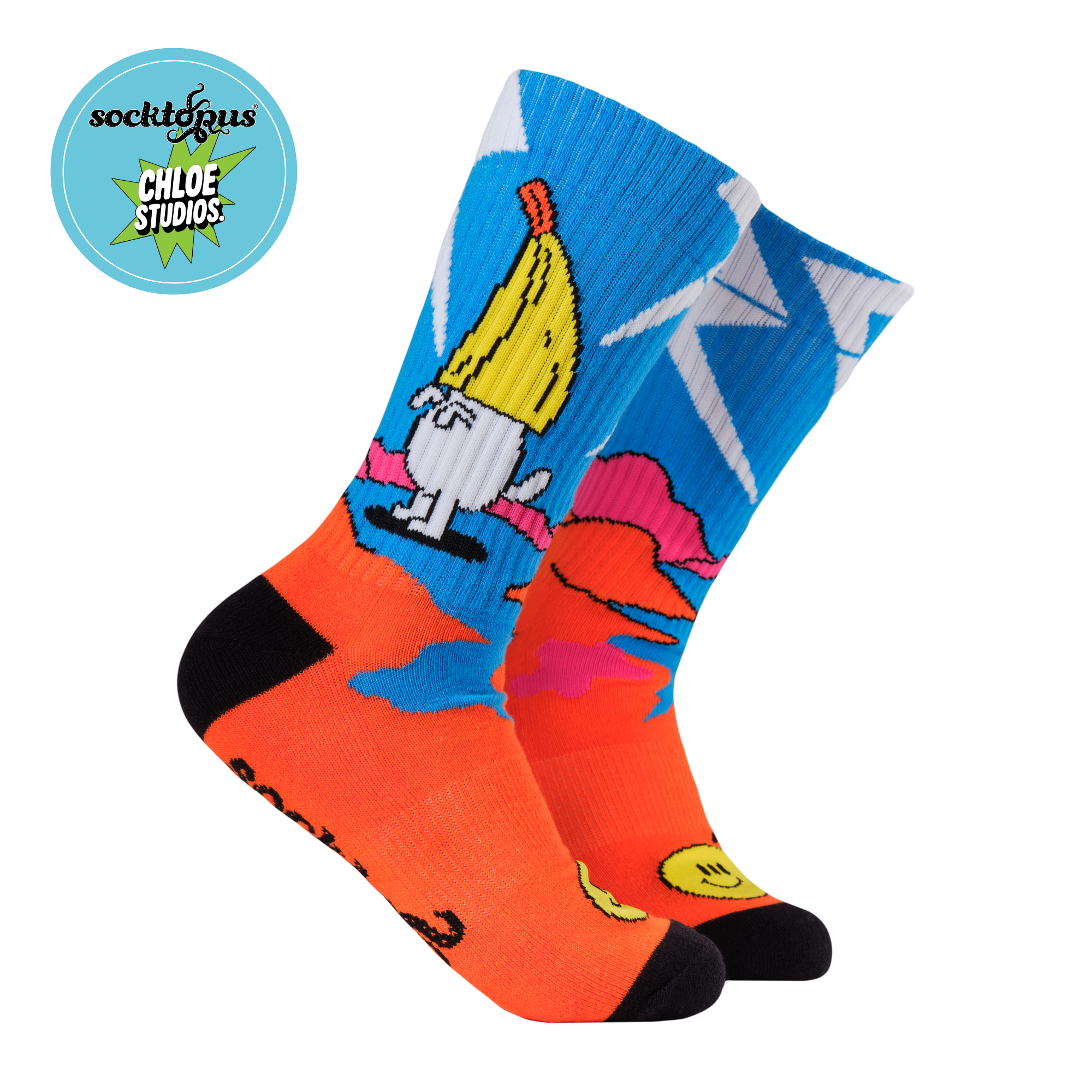Banana Head Athletic Socks - Chloe Studios