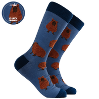 Fluffy Capybara Socks