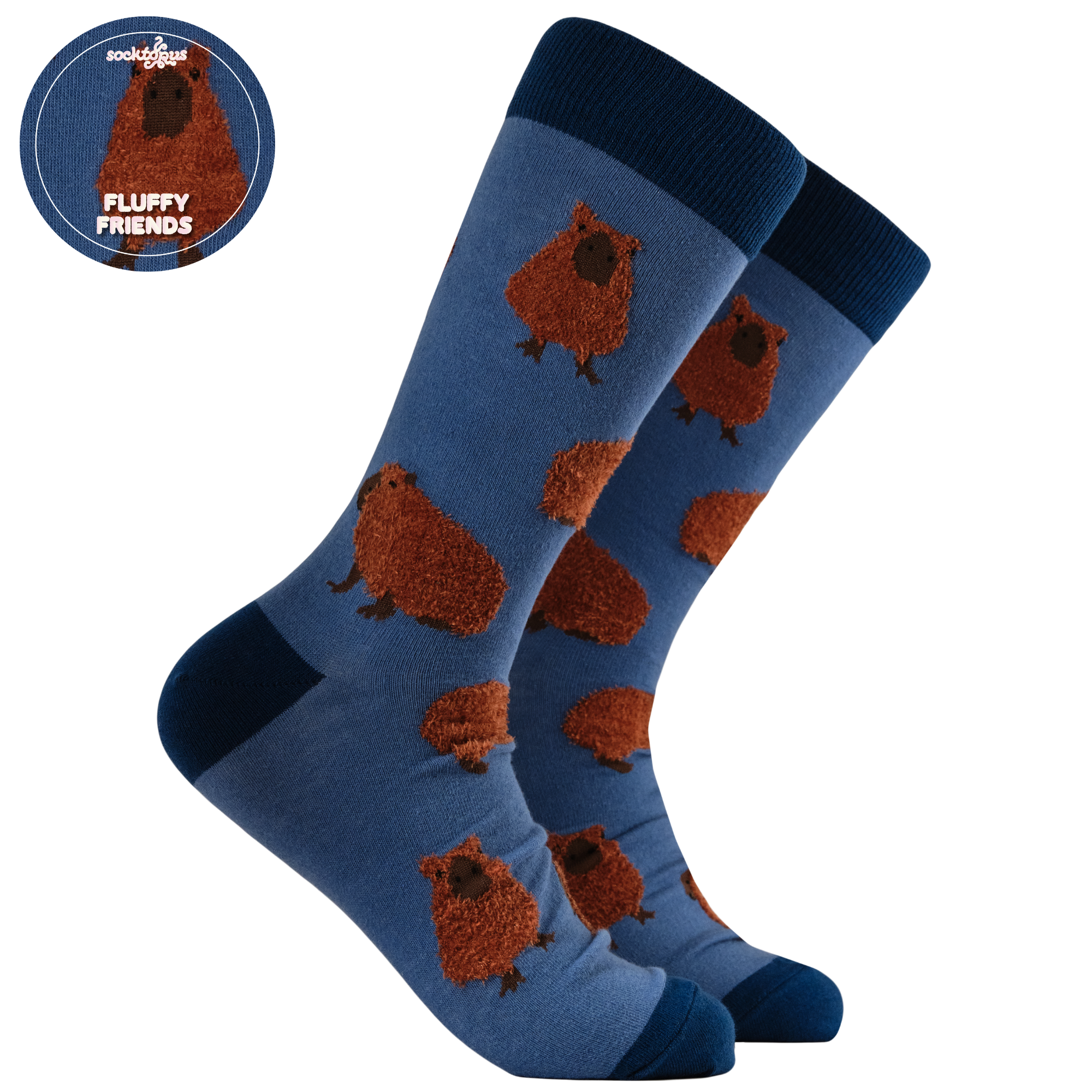 Fluffy Capybara Socks