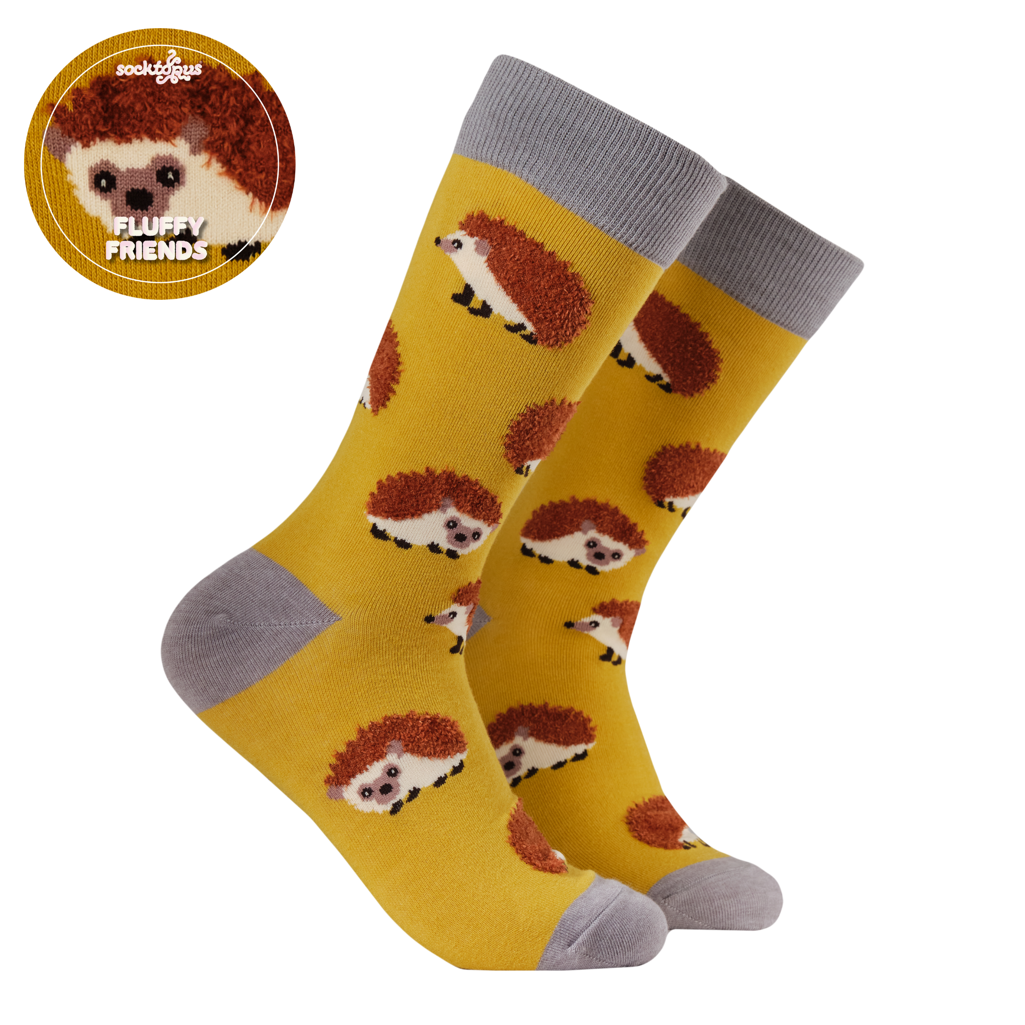 Fluffy Hedgehogs Socks