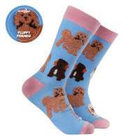 Fluffy Cockapoo Socks