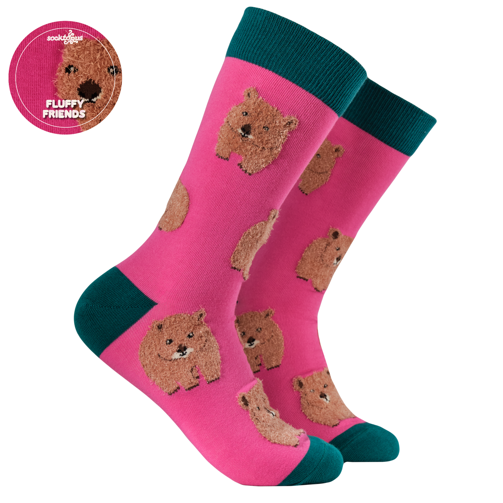 Fluffy Wombat Socks