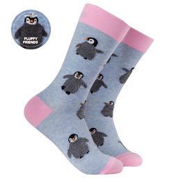 Fluffy Penguin Socks