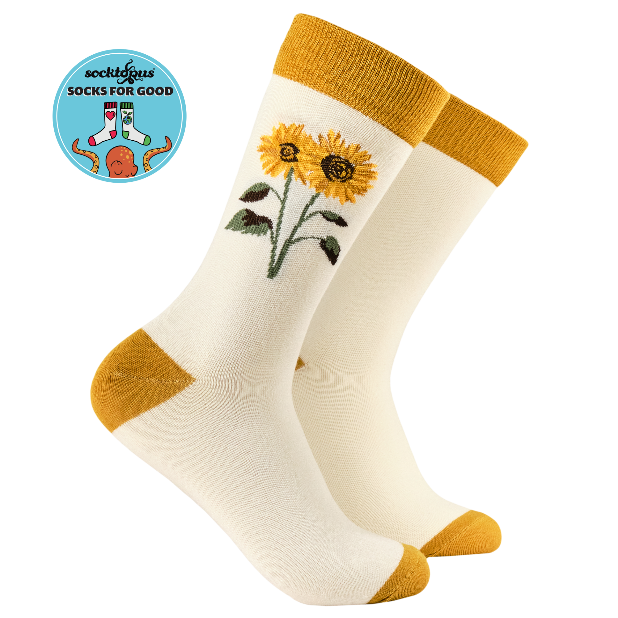 Sunflowers Bamboo Socks