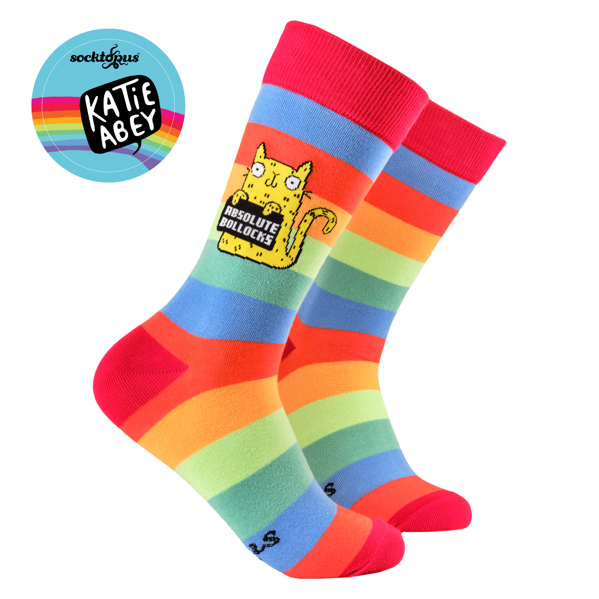 Absolute Bollocks Socks - Socktopus X Katie Abey