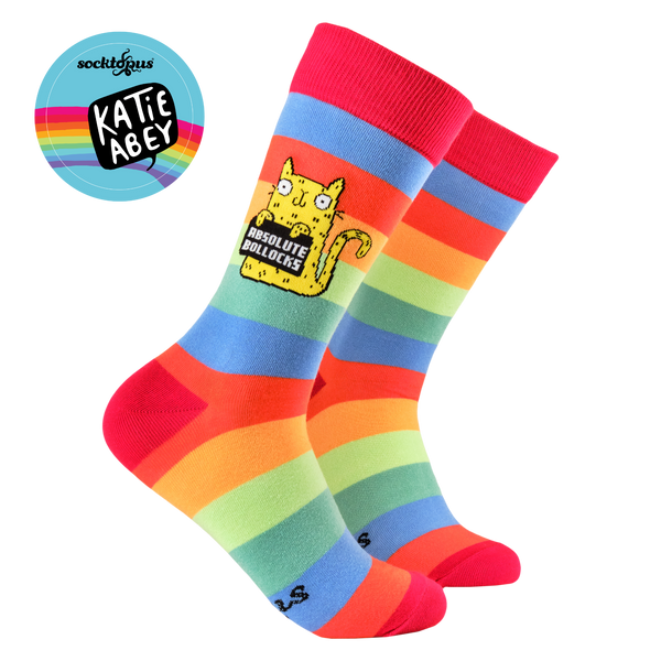 Absolute Bollocks Socks - Socktopus X Katie Abey
