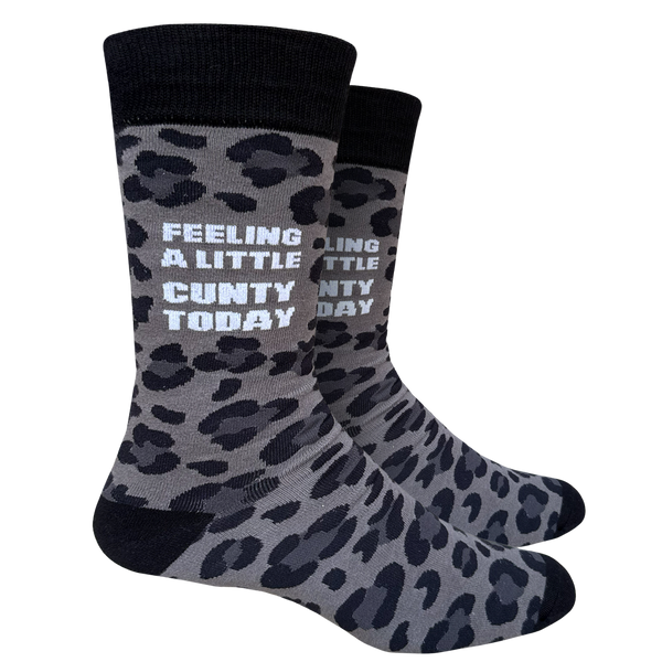 Feeling a Little Cunty Today Socks - Large