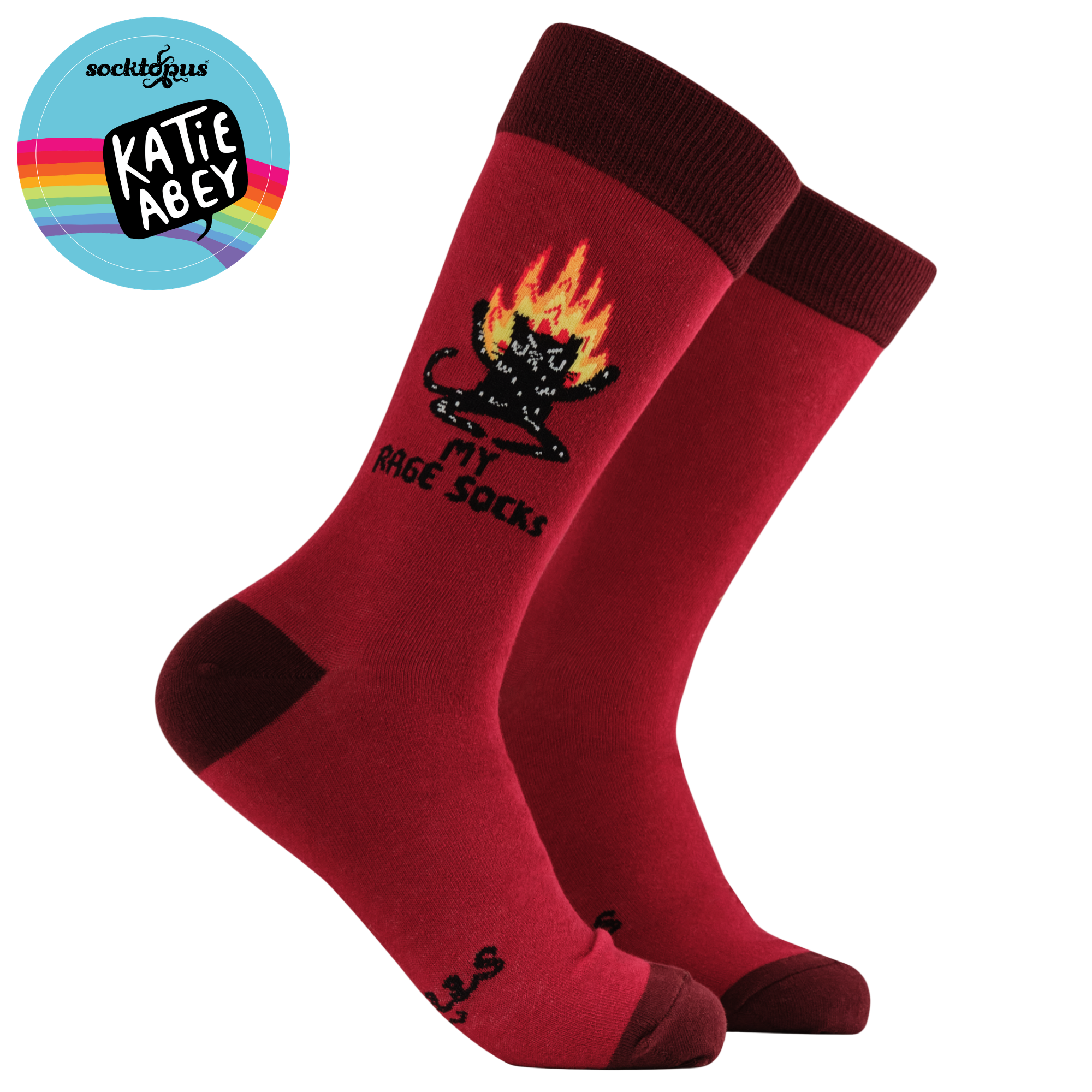 My Rage Socks - Socktopus X Katie Abey