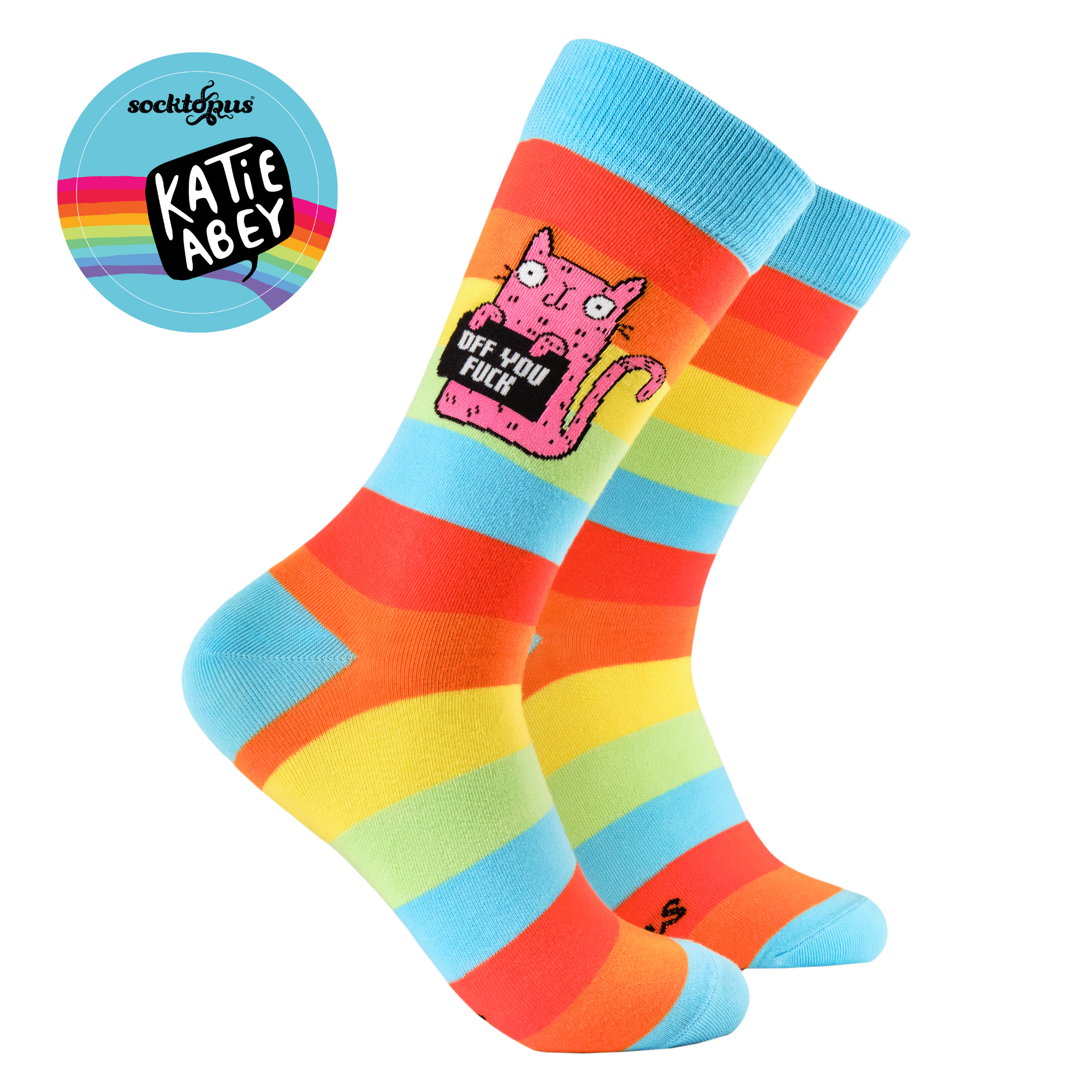 Off You Fuck Socks - Socktopus X Katie Abey