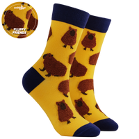Fluffy Mini Capybara Socks