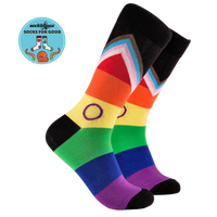 LGBTQA+ Socks - Progress Pride