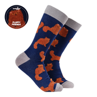 Fluffy Ginger Cats Socks