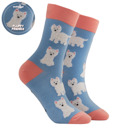 Fluffy Westies Mini Socks