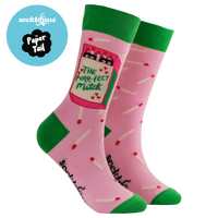 The Purrfect Match Socks - Paper Tail