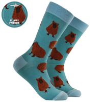 Fluffy Capybara Socks