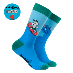 Snoopy Surfs Up Socks - Peanuts