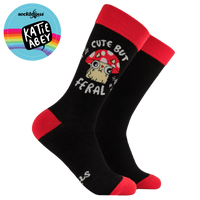 Cute But Feral Socks - Socktopus X Katie Abey