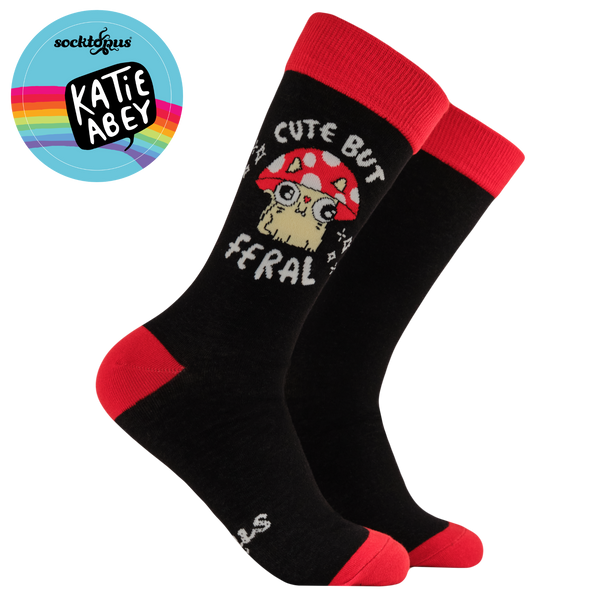 Cute But Feral Socks - Socktopus X Katie Abey