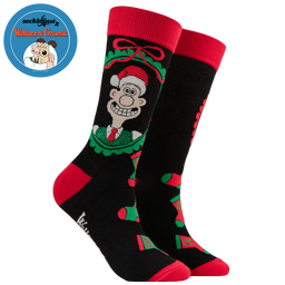 Wallace and Gromit Xmas Socks - Wallace and Gromit