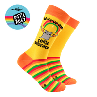 Chose Violence Socks - Socktopus X Katie Abey