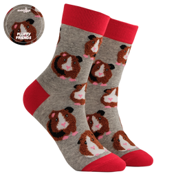 Fluffy Guinea Pigs Mini Socks