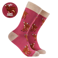 Fluffy Bambi Socks