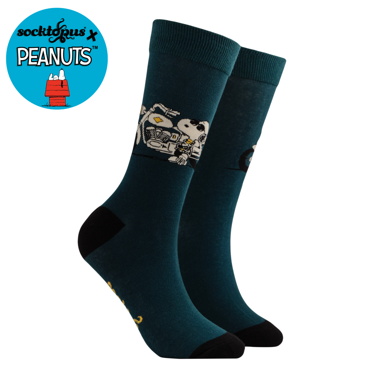 Motorbike Snoopy Socks - Peanuts