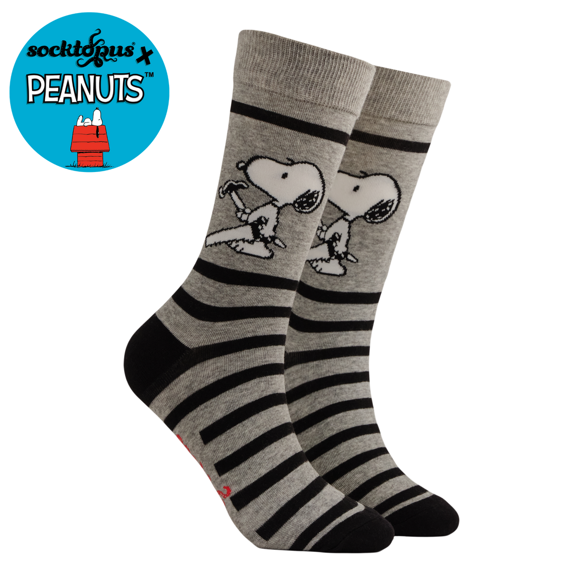 Dad DIY Snoopy Socks - Peanuts