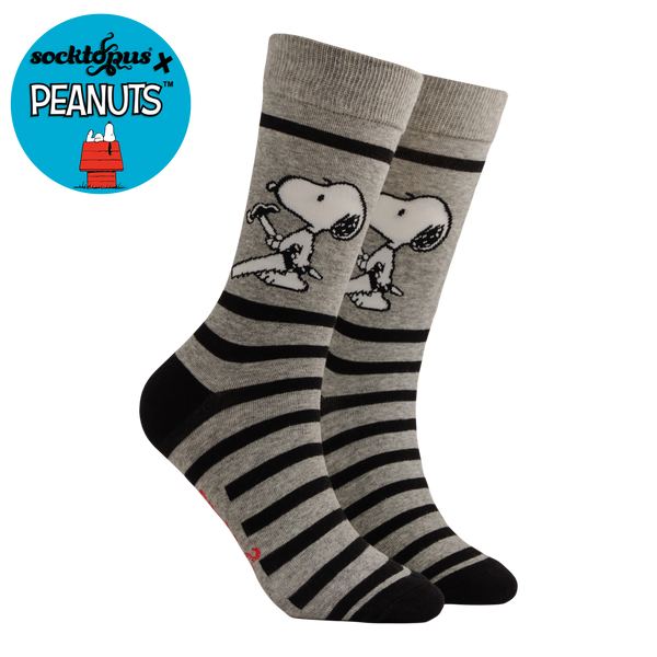 Dad DIY Snoopy Socks - Peanuts