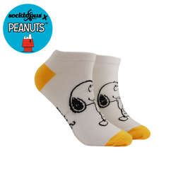 Smiley Snoopy Trainer Socks - Peanuts
