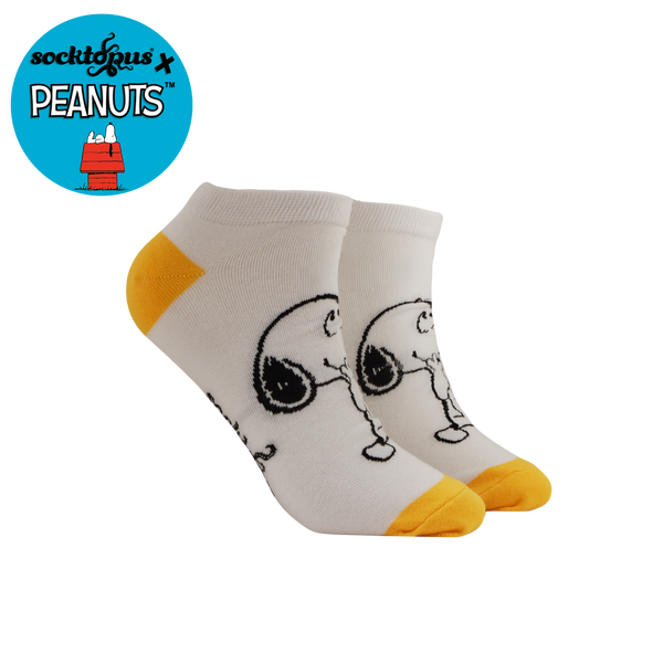 Smiley Snoopy Trainer Socks - Peanuts