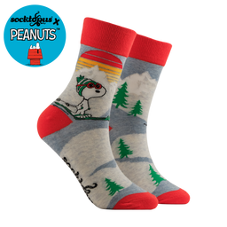 Snoopy in the Mountains Mini Socks - Peanuts