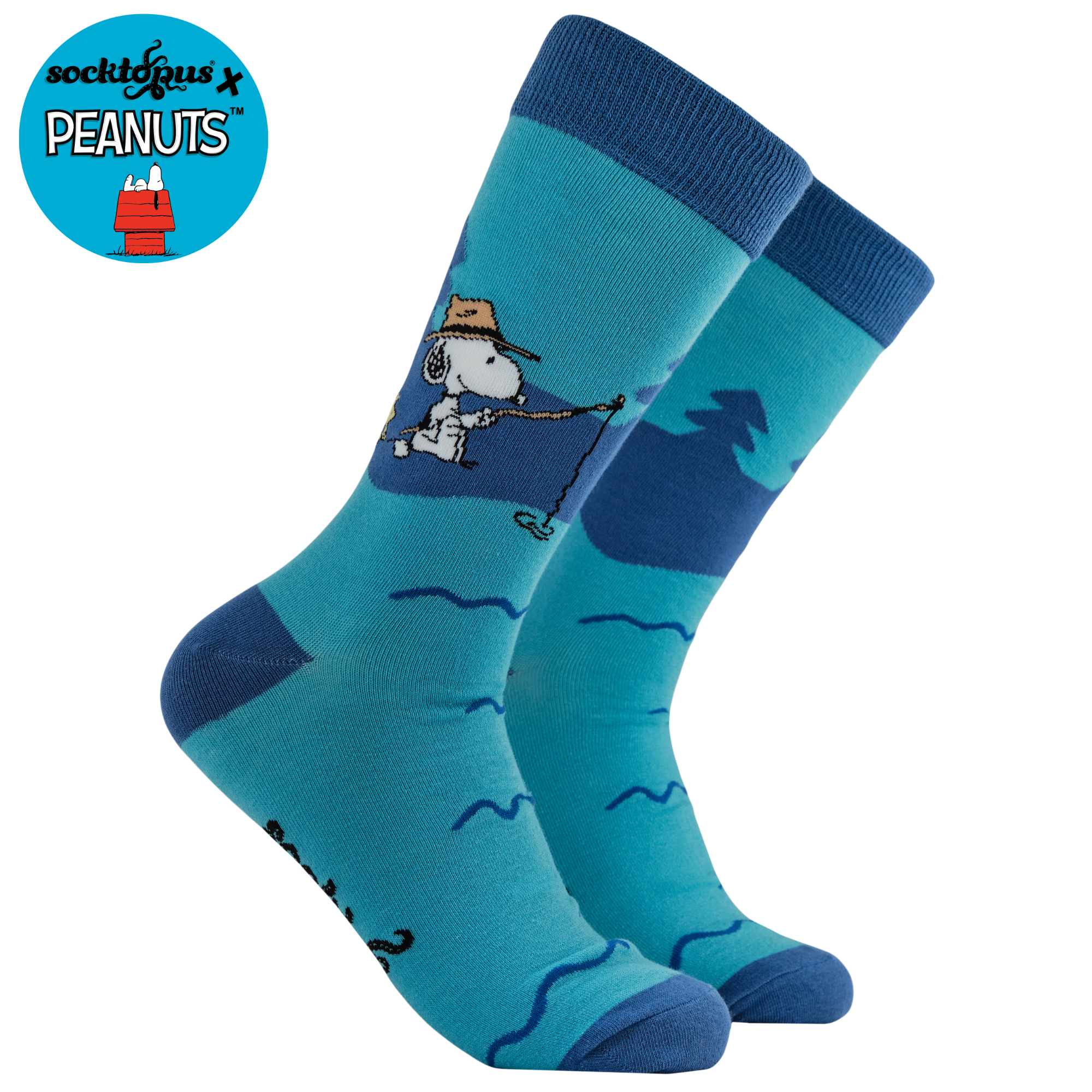 Gone Fishing Socks - Peanuts