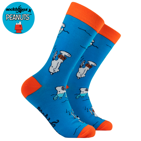 Swimming Snoopy Socks - Peanuts