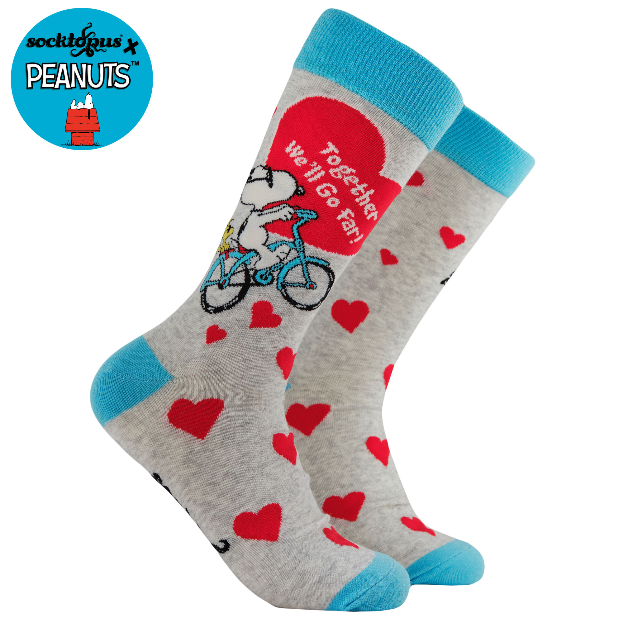 Together We Will Go Far Socks - Peanuts