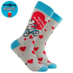 Together We Will Go Far Socks - Peanuts