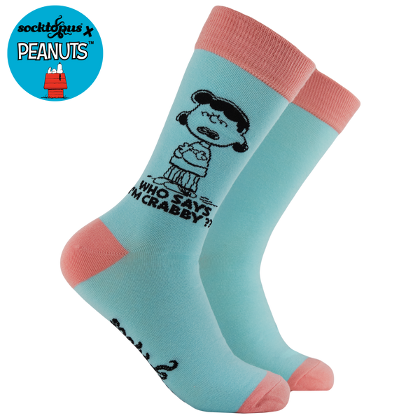 Who Says I'm Crabby?? Socks - Peanuts